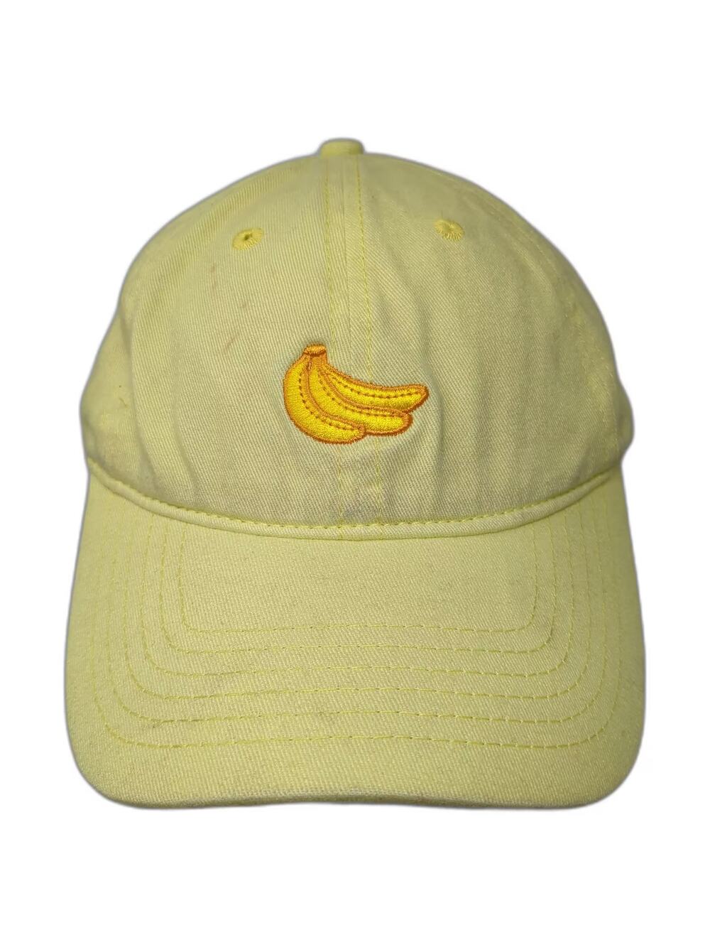 Ole Henriksen Banana Yellow Baseball Cap OS Adjustable Embroidered Logo Hat
